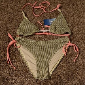 Cupshe Lime and Coral Bikini